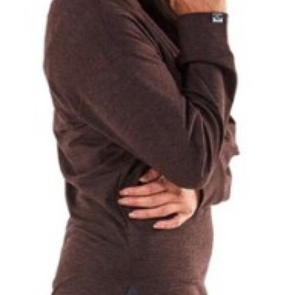 Storm Creek Sidekick Crew Long Sleeve | Rosewood Color | Size Large - Picture 5 of 8